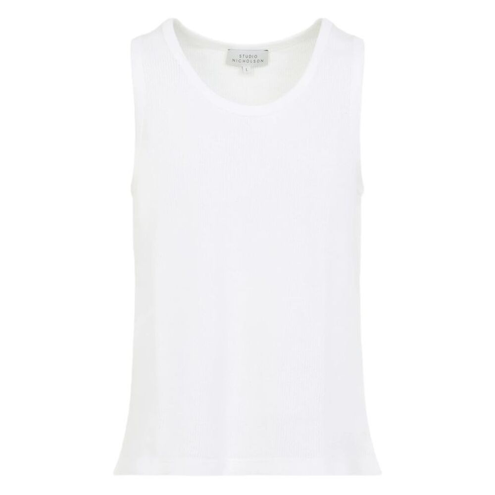 Studio Nicholson White T-Shirts & Vests - Vests & Tanks Men